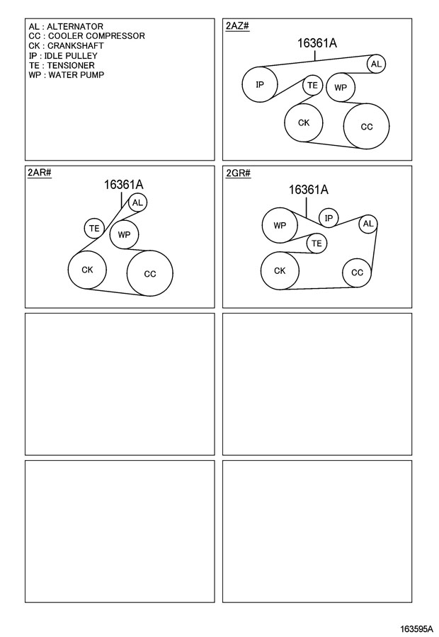 Toyota V Belt Diagram Belt Toyota Serpentine Camry Timing