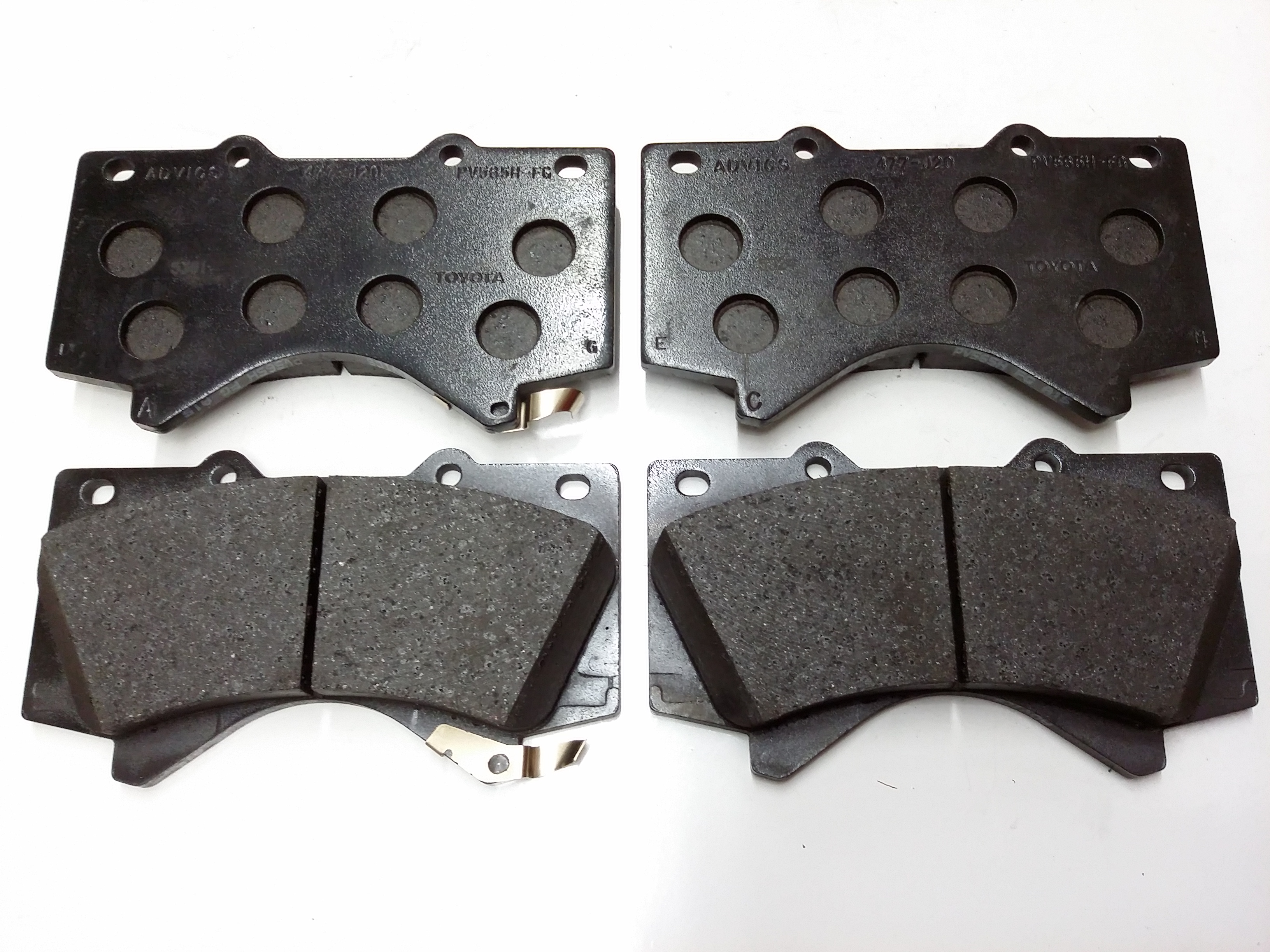 044650C020 - Toyota Pad kit, disc brake, front. Mark advics pv565h ...