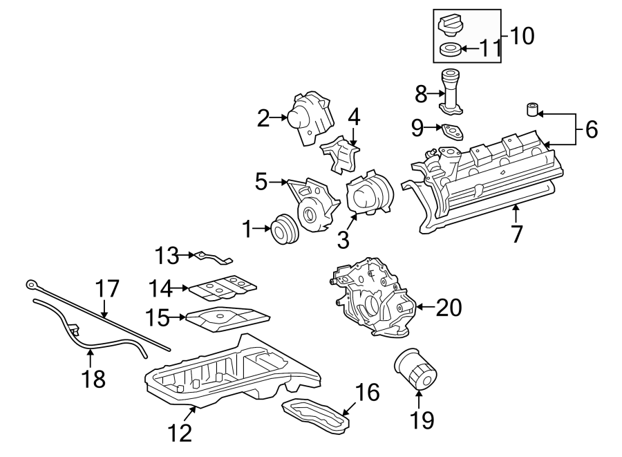 2005 TOYOTA TUNDRA Engine Oil Filler Tube. 2005-07. 4.0 LITER. 4.7