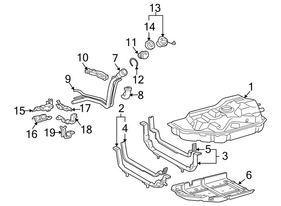 Fuel Tank Capacity Of Toyota Highlander