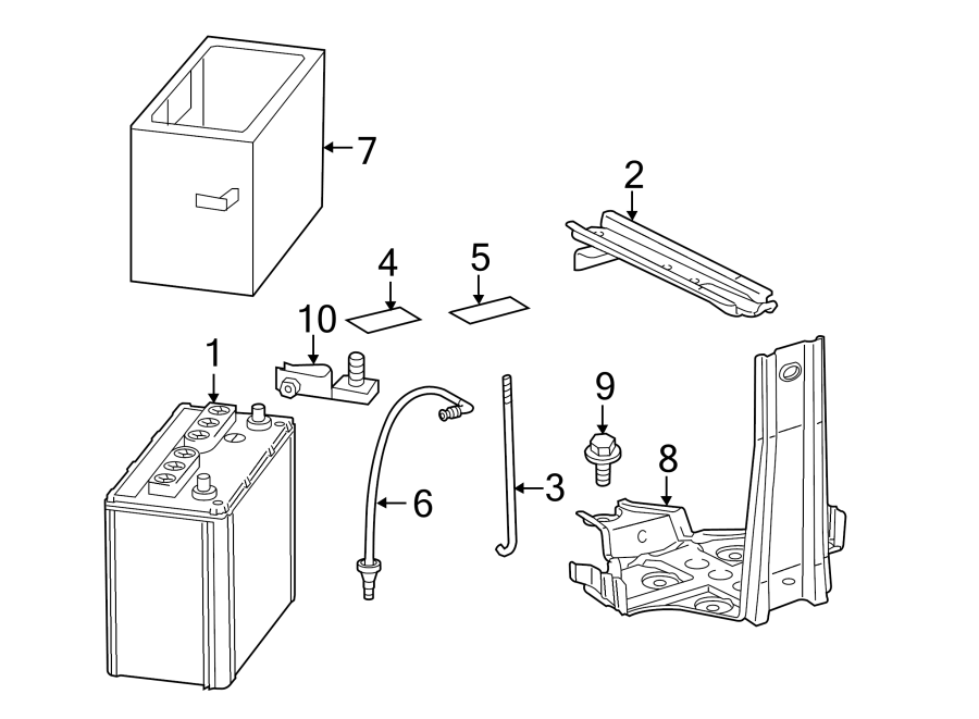 2013 Toyota Highlander Battery