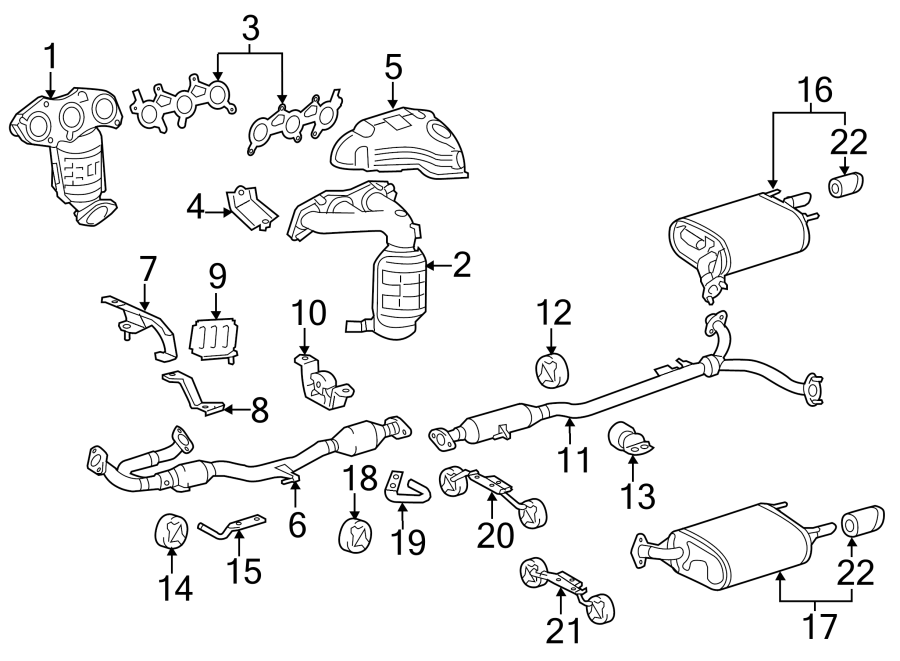 Mengupas Sistem Knalpot Toyota Camry 2012: Dari Manifold hingga Tailpipe