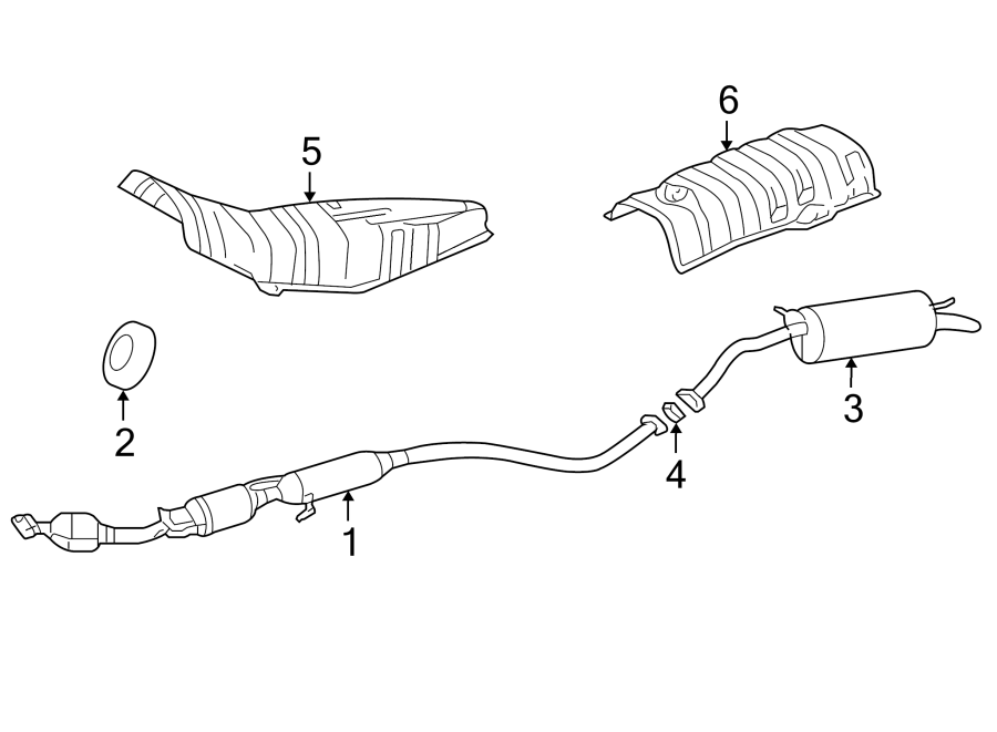 1741021500 - TOYOTA Catalytic Converter (Front). Prius | Toyota Parts