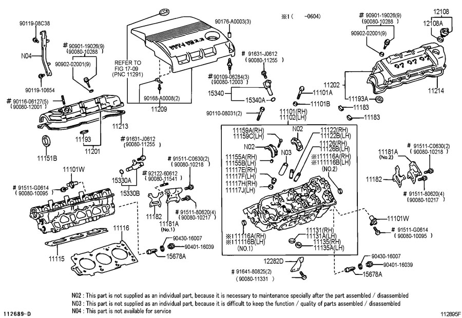 153400A010 - Toyota Engine Variable Valve Timing (VVT) Solenoid ...