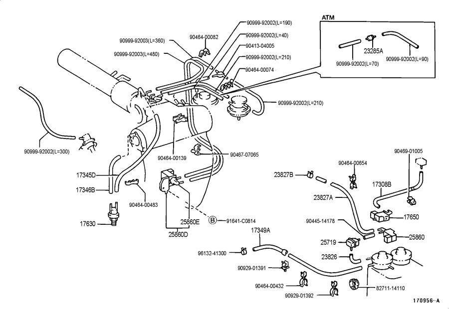 2015 TOYOTA COROLLA Valve Assembly, Vacuum S. Valve, Switching ...