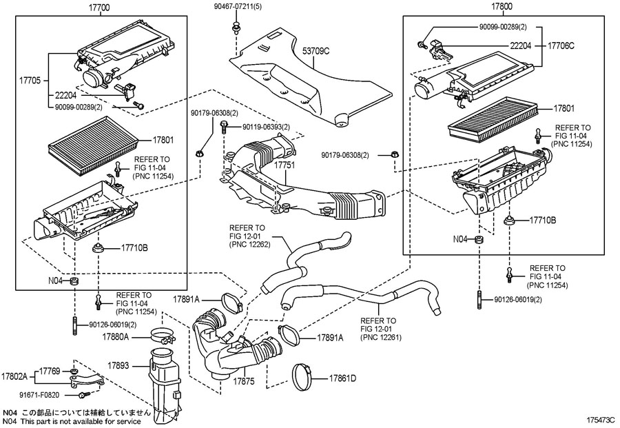 2010 toyota HIGHLANDER Clip. Cover - 9046707211 | Toyota Parts ...