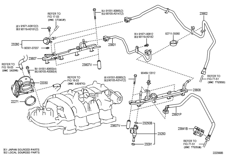 2329123010 - TOYOTA Fuel Injector Seal | Toyota Parts Overstock ...