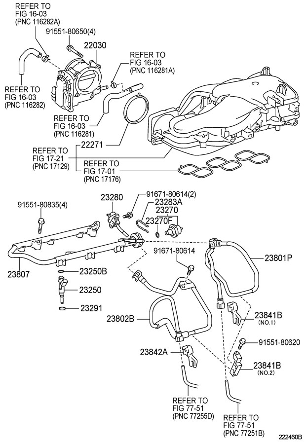 2011 TOYOTA Gasket, throttle body 222710C021 Toyota Parts