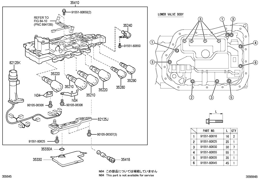 3541033171 - TOYOTA Body assembly, transmission. Body, valve | Toyota ...