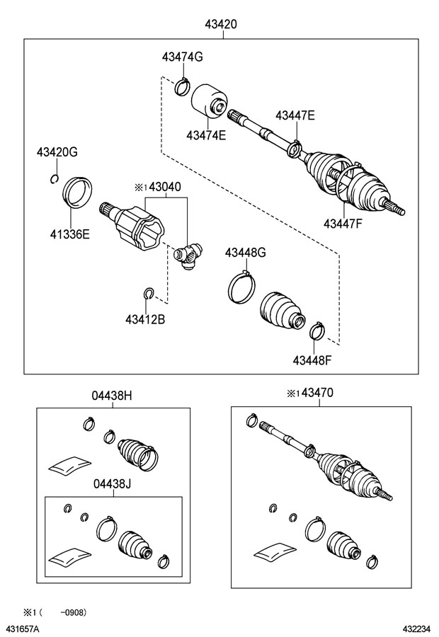 1981 TOYOTA PICKUP Drive Shaft Damper - 4347406090 | Toyota Parts ...