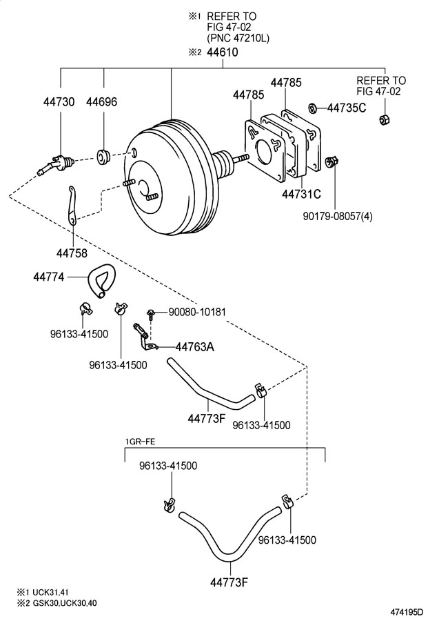 Brake Booster Parts Diagram