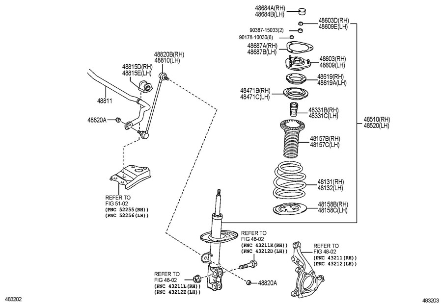 Scion TC Support sub-assy, front suspension, lh; support sub-assy ...