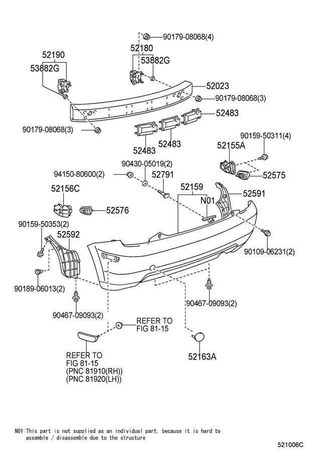 Toyota Matrix Parts Diagram