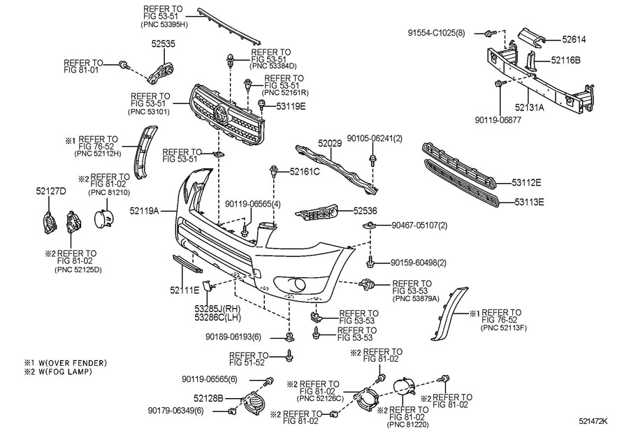 Toyota Tacoma Body Parts List