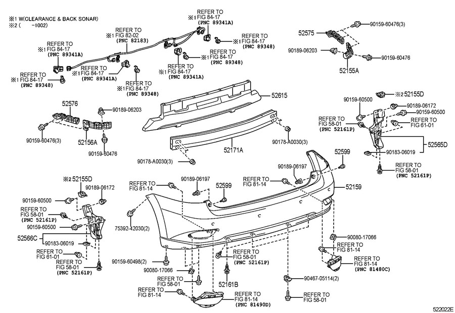 7539242030 - toyota Bolt. Bumper. Cover | Toyota Parts Overstock ...