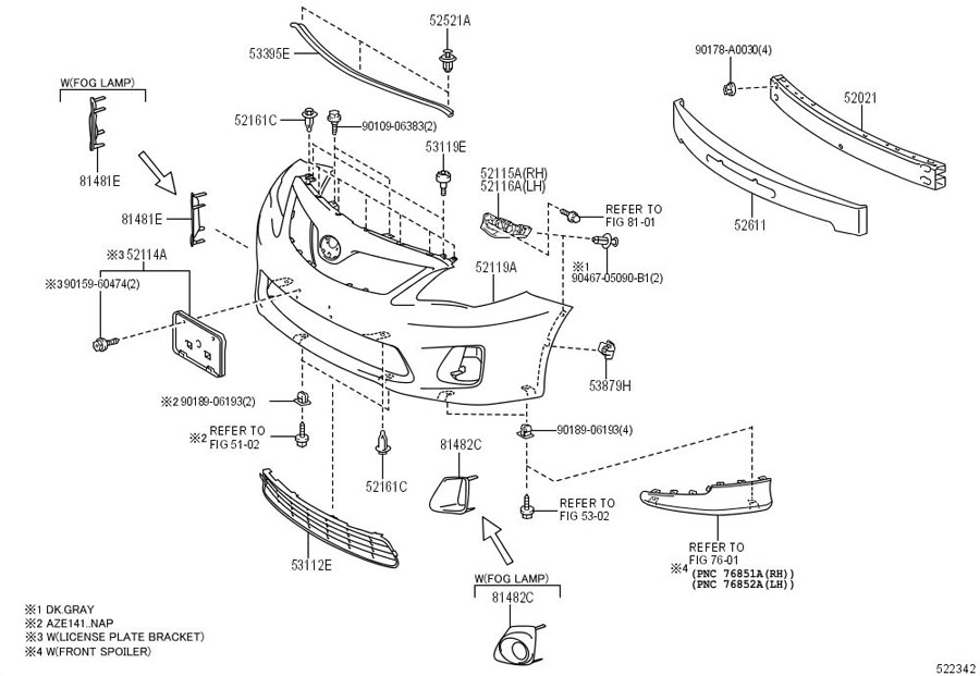 Toyota Corolla Bumper Parts