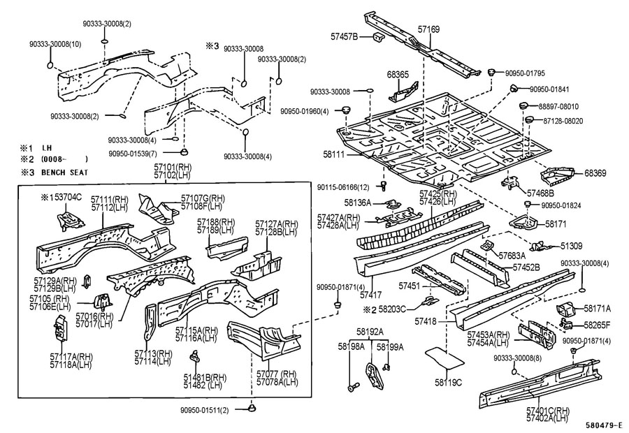 Toyota 4RUNNER Reinforced. Reinforcement. #3. Reinforcement ...