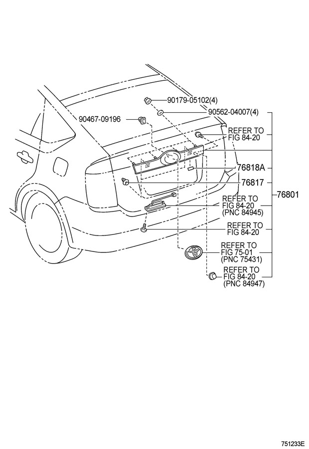 Toyota Prius 2010 Parts Diagrams