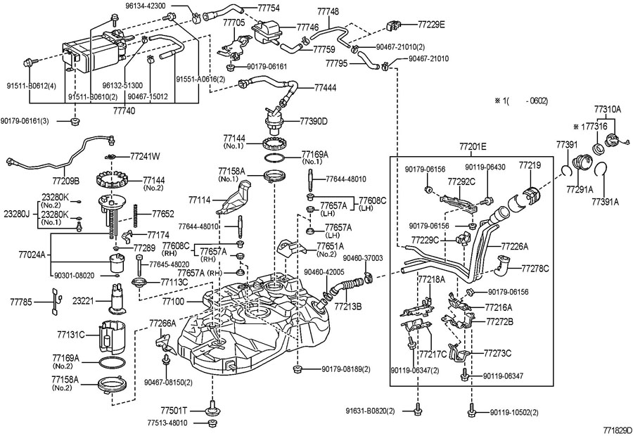 7702448040 - Toyota Plate sub-assy, fuel suction | Toyota Parts ...