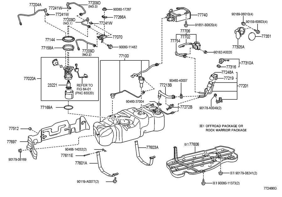 TOYOTA TUNDRA Vapor Canister. Canister, CHARCOAL. Vapor Canister ...