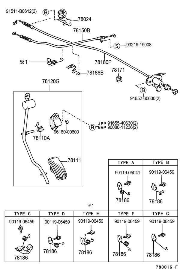 1999 toyota CAMRY Cruise Control Cable. 2.2 liter. Camry; 2.2L. Camry ...