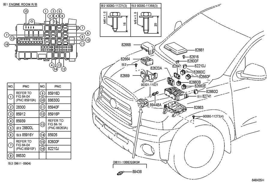 TOYOTA TUNDRA Power Steering Pressure Switch - 8944834020 | Toyota ...