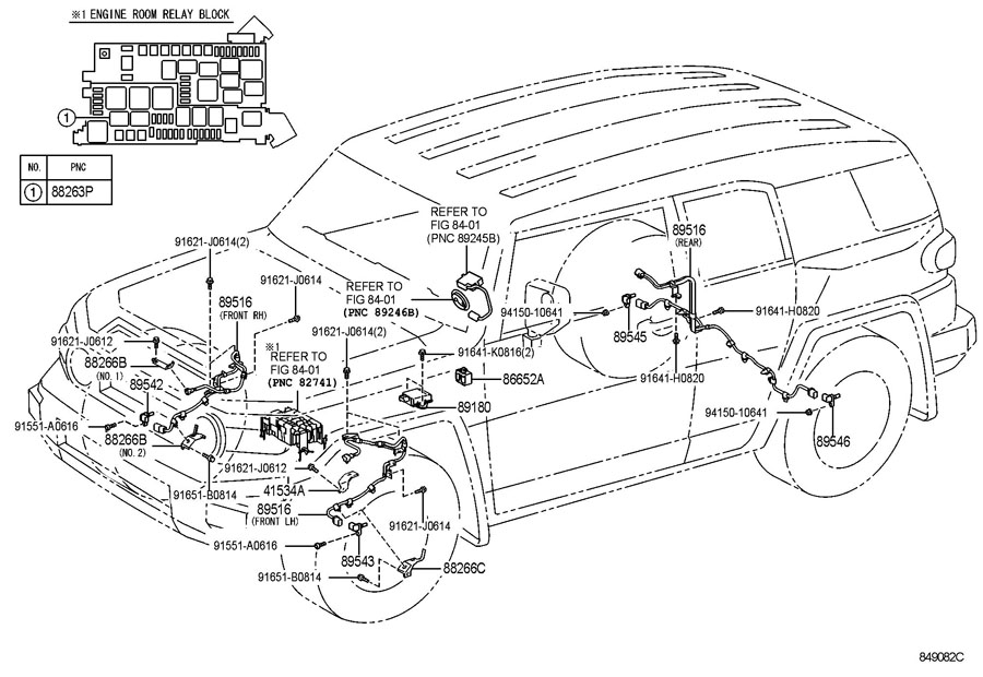 8951660270 - Toyota Sensor. ABS. Harness. Speed. 2WD. 4WD | Toyota ...