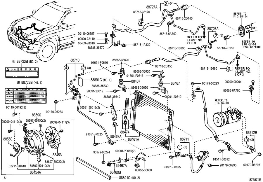 TOYOTA 4RUNNER Suction. Hose. Line. SUB ASSEMBLY, SUCTI. AIR