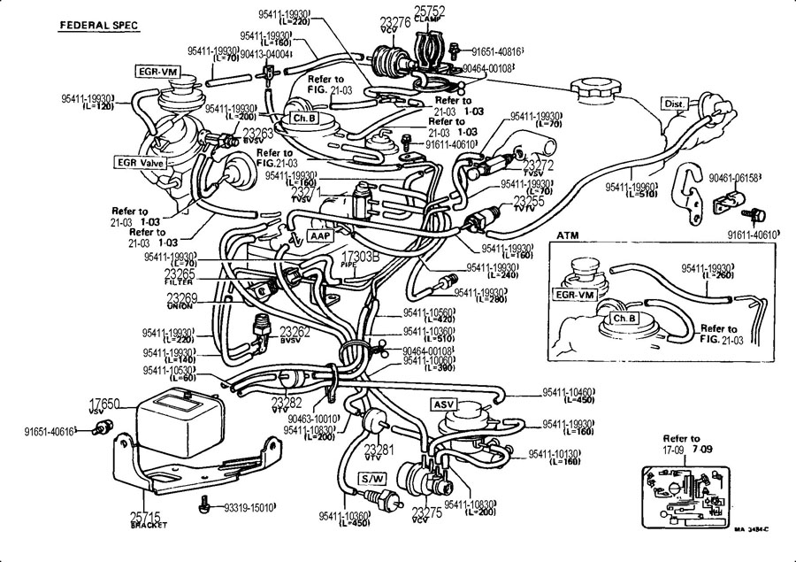 2575137010 - TOYOTA Clamp, Vacuum CONTRO | Toyota Parts Overstock ...