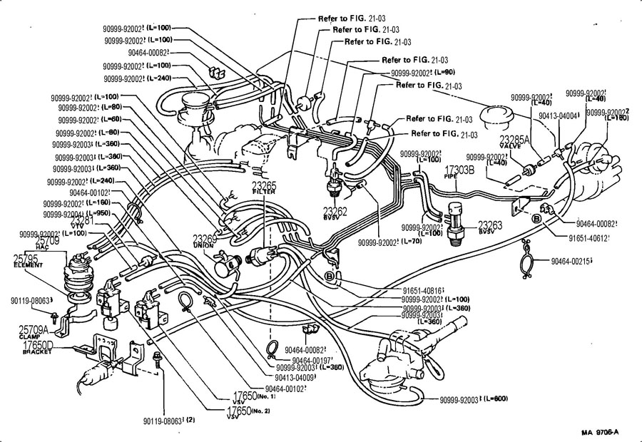 9092505047 - TOYOTA Valve, BIMETAL Vacuum. Valve, Switching | Toyota ...