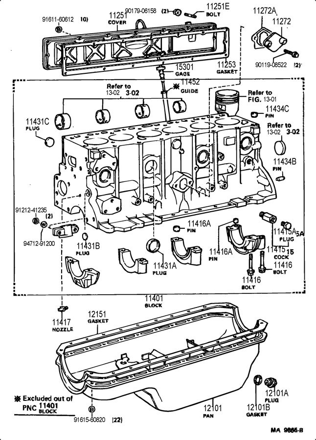 Toyota Land Cruiser Gasket Oil Pan