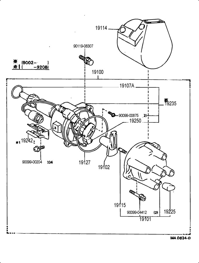 9671135030 - TOYOTA Distributor O-Ring | Toyota Parts Overstock ...