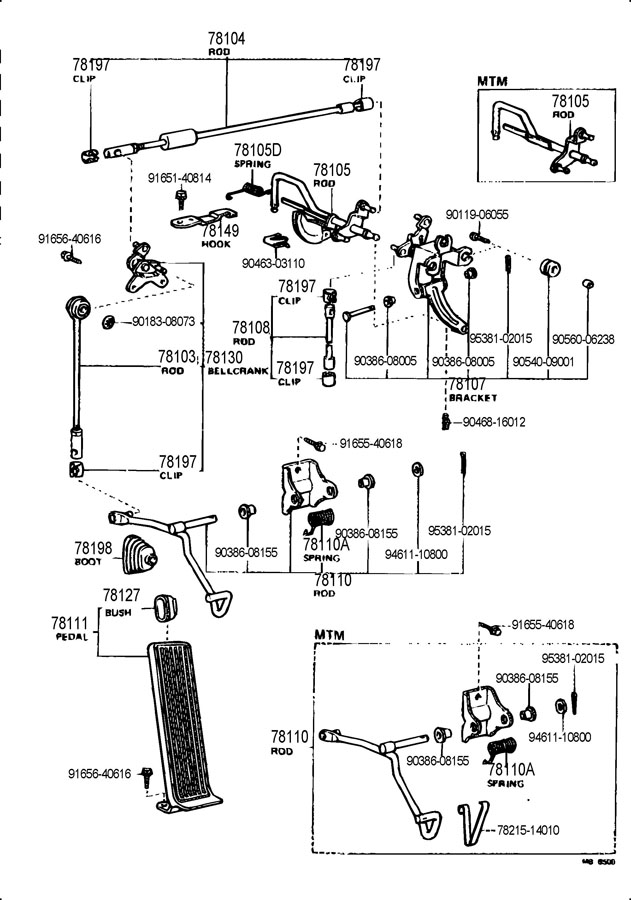 2008 TOYOTA TACOMA Bolt, w/washer - 9165140814 | Toyota Parts Overstock ...