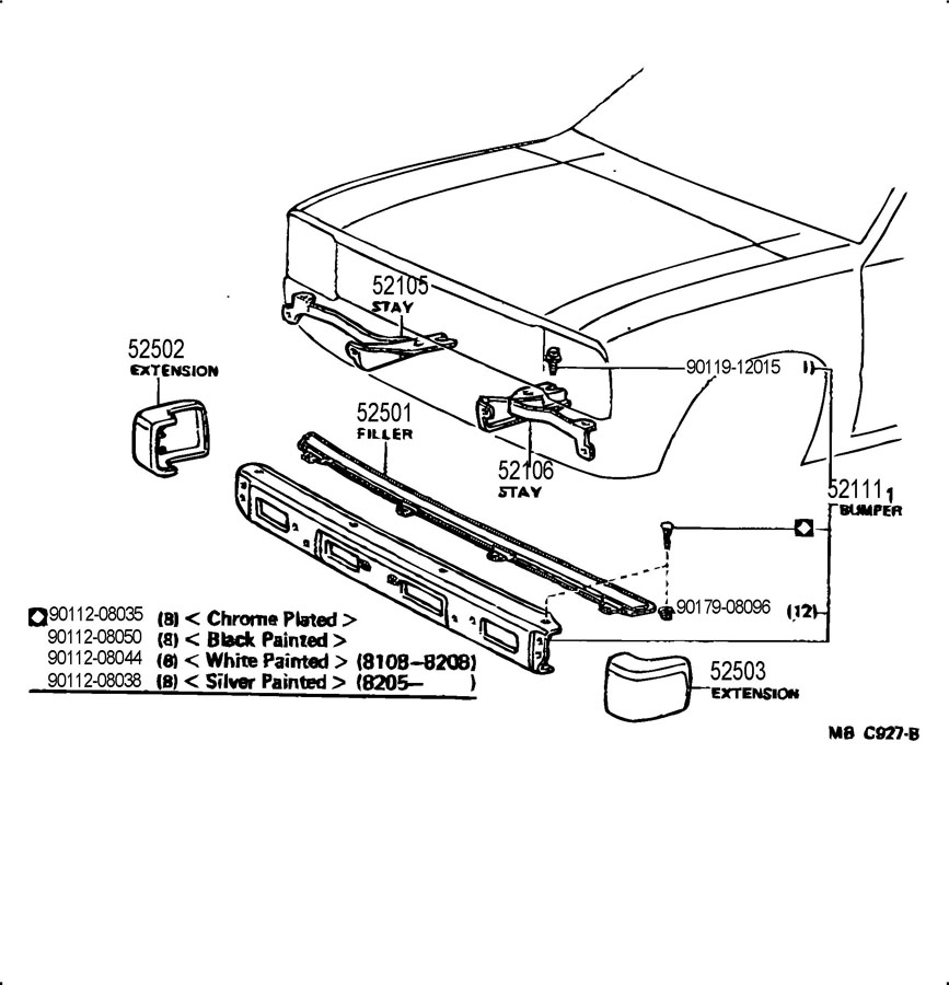 1987 Toyota Pickup Body Parts