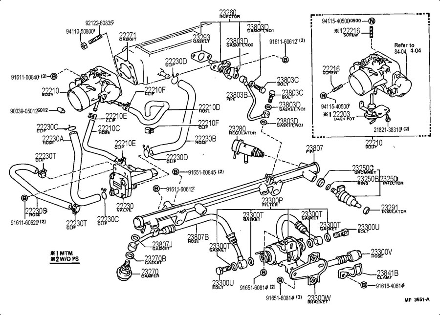 2018 TOYOTA RAV4 Hose, water by - passenger - 1626735010 | Toyota Parts ...