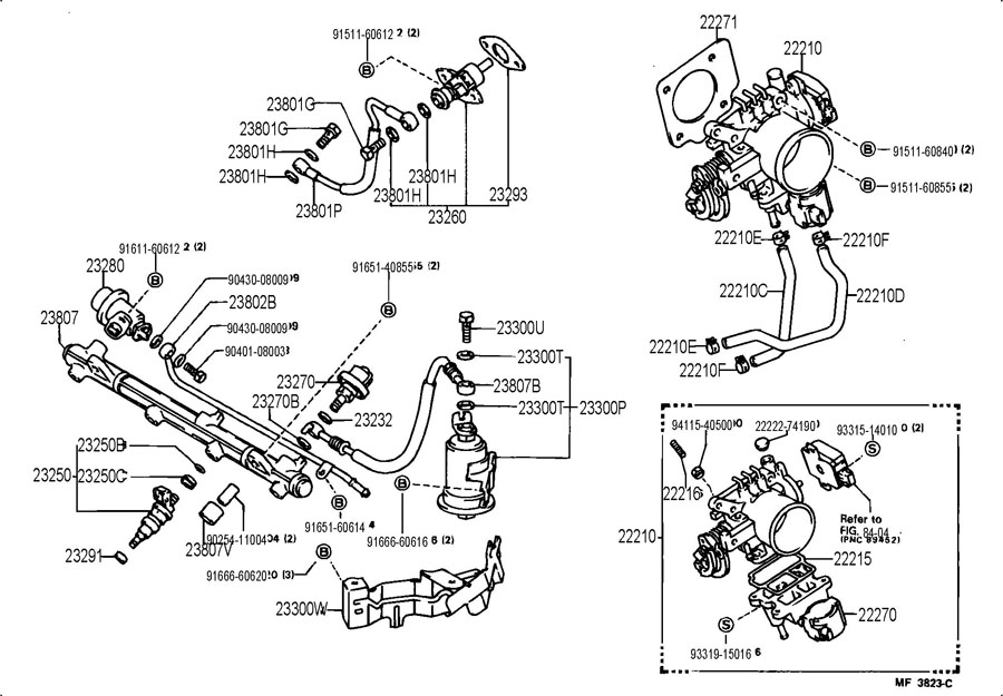 9030107001 toyota размеры